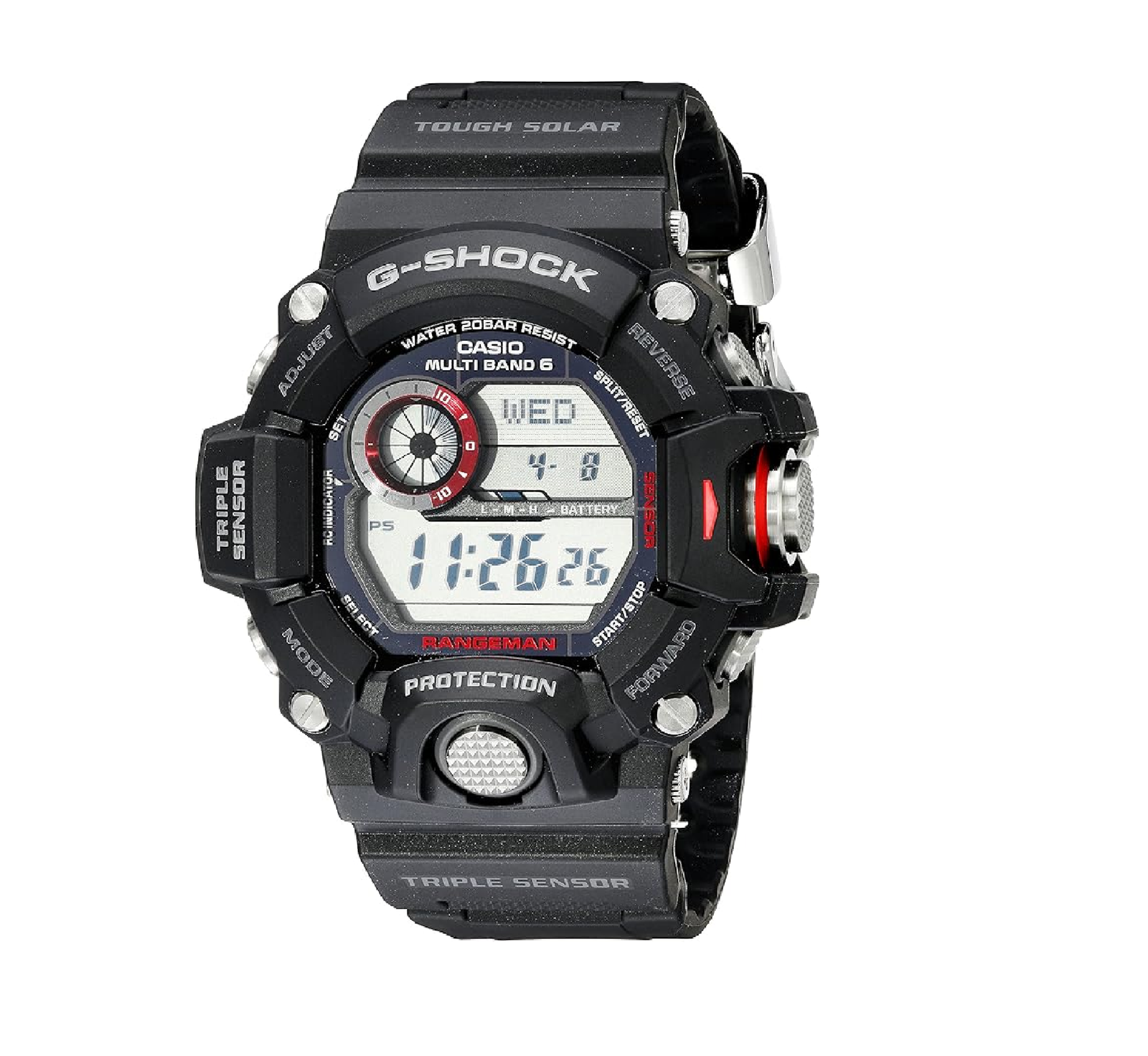 Casio GW-9400-1 SS Solar Watch