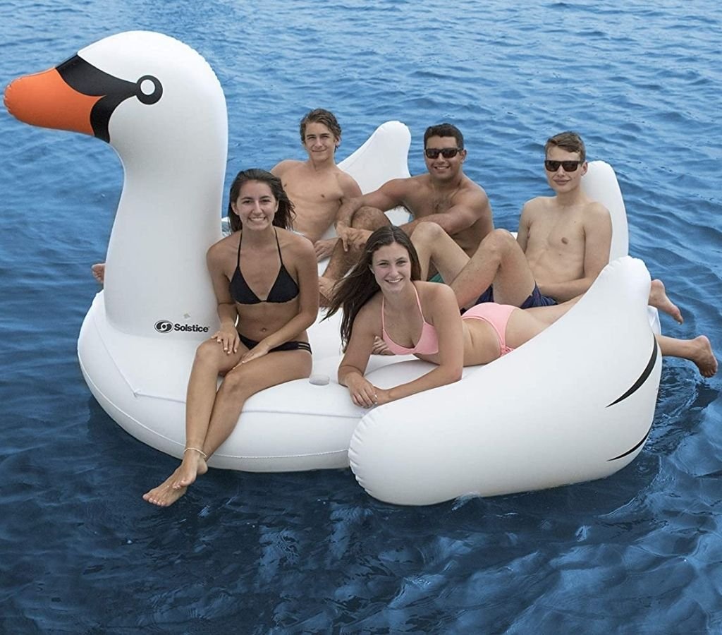 Giant Inflatable Swan Floaty
