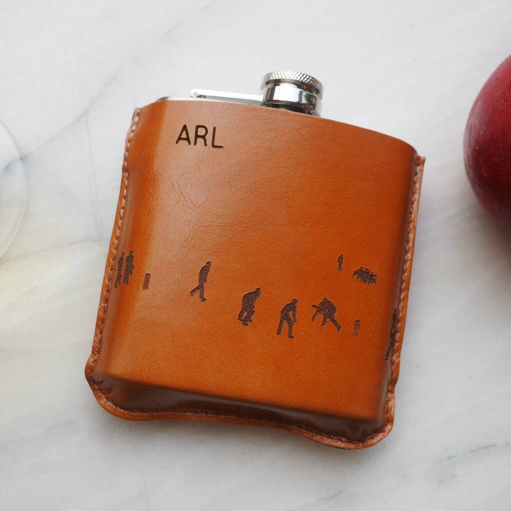 Personalized Cricket Hip Flask