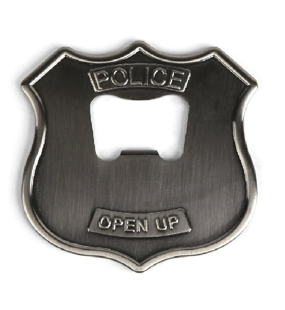 Police Badge Bottle Opener