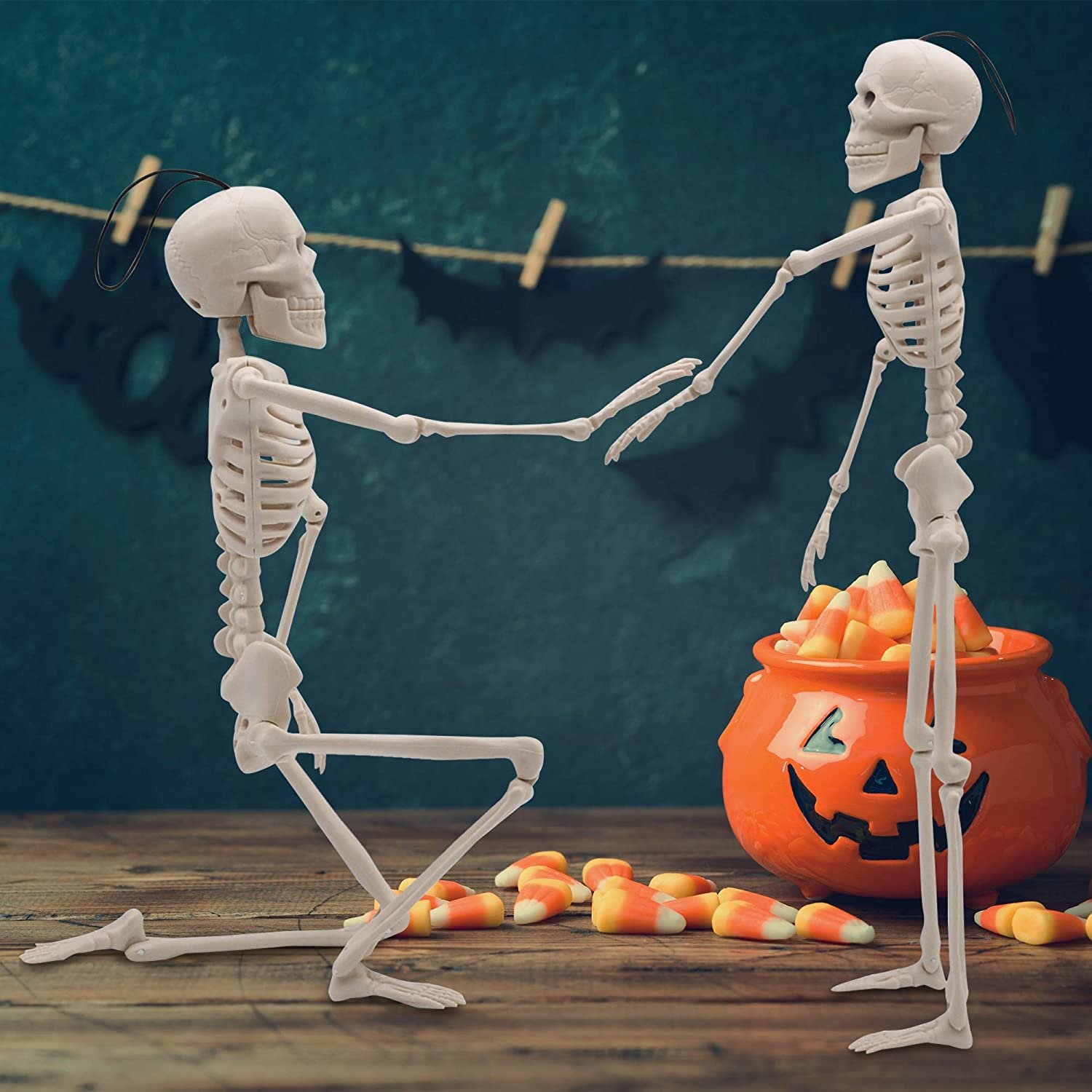 Posable Halloween Skeletons