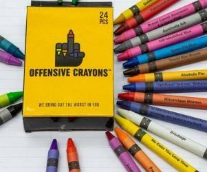 Pack of Offensive Crayons