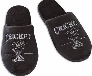 Slippers for a Diehard Cricket Fan
