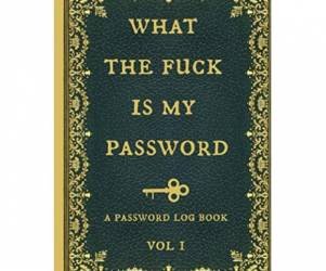 What the Fuck is my Password Logbook