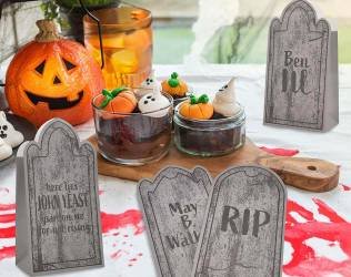 Spooky Tombstone Bags